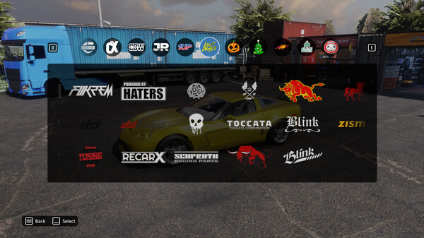 Игра CarX Drift Racing Online - Pro Drift Sticker Pack, скриншот