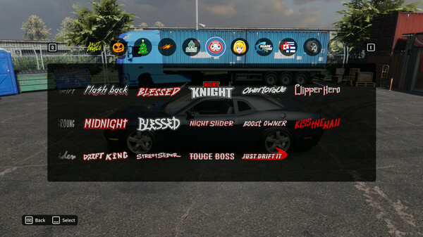 Игра CarX Drift Racing Online - Street Class Sticker Pack, скриншот