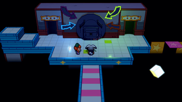 Игра Cassette Beasts: Pier of the Unknown, скриншот