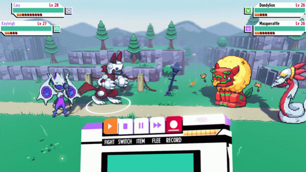Игра Cassette Beasts, скриншот