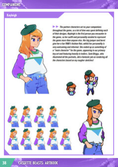 Игра Cassette Beasts: The Art Book, скриншот