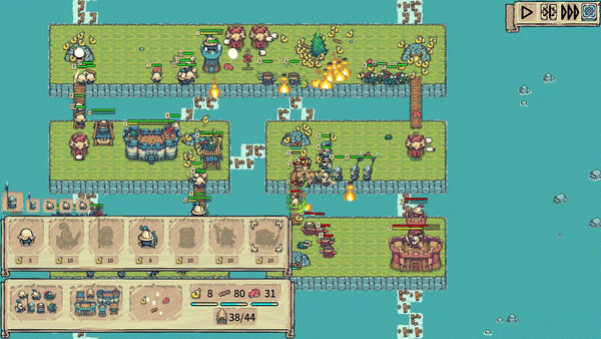 Игра Castle Combat, скриншот
