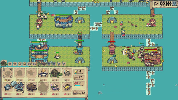 Игра Castle Combat, скриншот
