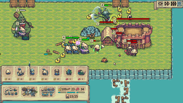 Игра Castle Combat, скриншот