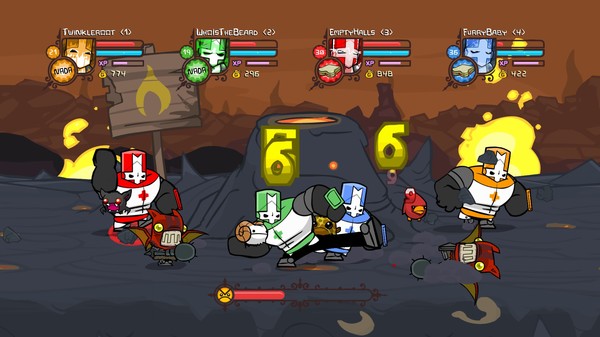 Игра Castle Crashers, скриншот