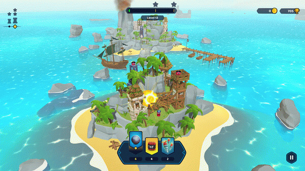 Игра Castle Crumble, скриншот