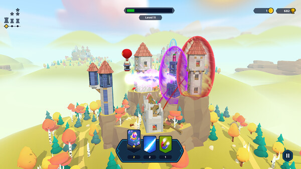 Игра Castle Crumble, скриншот