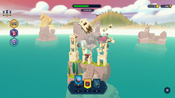 Игра Castle Crumble, скриншот