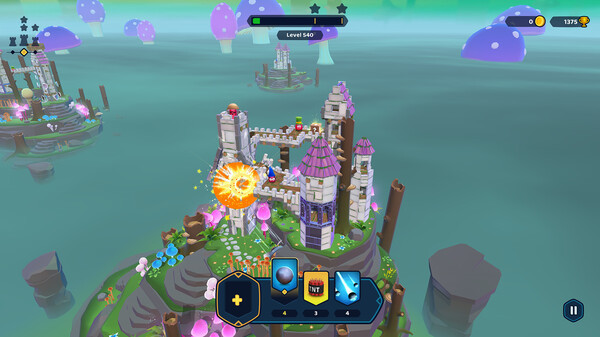 Игра Castle Crumble, скриншот