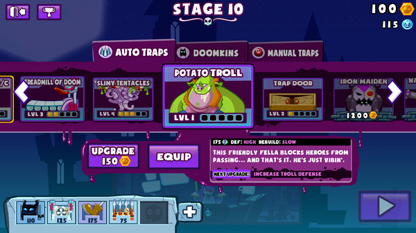 Игра Castle Doombad Classic, скриншот