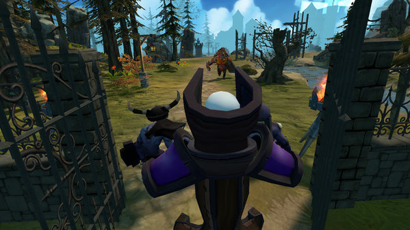 Игра Castle Wars VR, скриншот