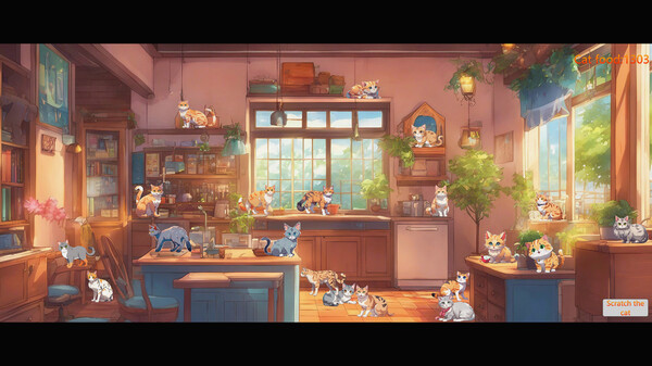 Игра Cat Billiards, скриншот