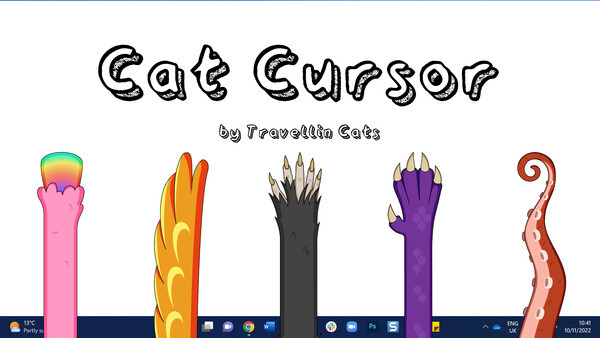 Игра Cat Cursor by Travellin Cats - Fantasy Pack, скриншот