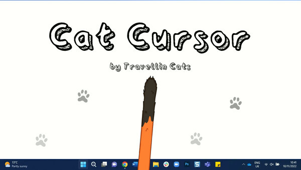 Игра Cat Cursor by Travellin Cats, скриншот