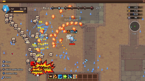 Игра Cat Girl Survivor, скриншот
