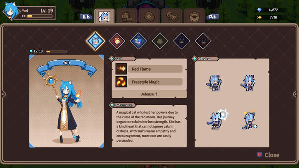 Игра Cat Girl Survivor, скриншот