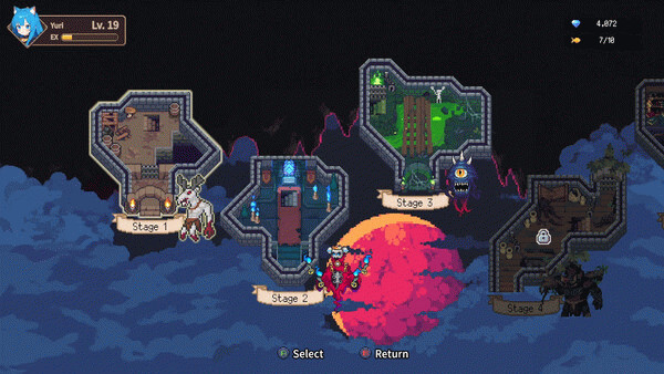 Игра Cat Girl Survivor, скриншот