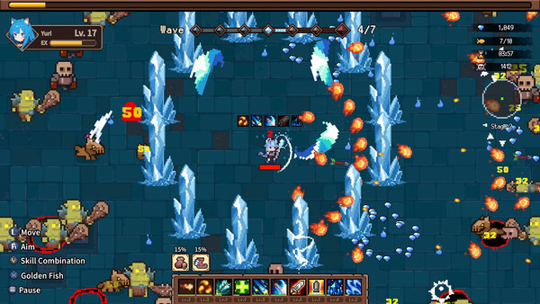Игра Cat Girl Survivor, скриншот