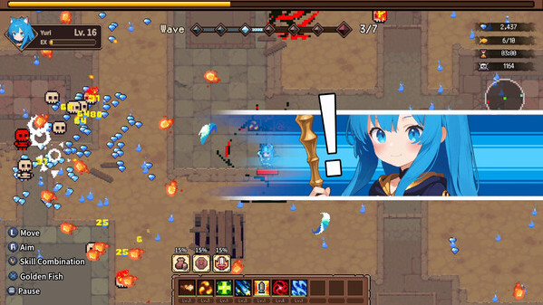 Игра Cat Girl Survivor, скриншот