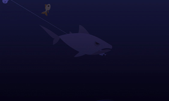 Игра Cat Goes Fishing, скриншот