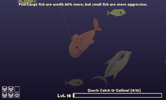 Игра Cat Goes Fishing, скриншот