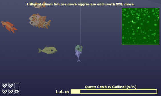 Игра Cat Goes Fishing, скриншот