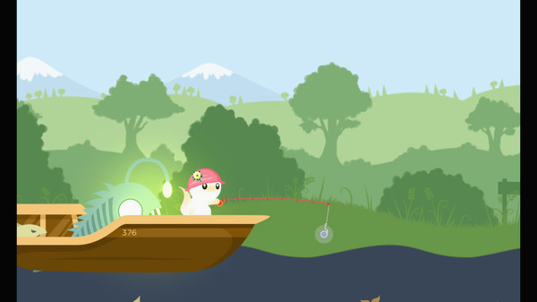 Игра Cat Goes Fishing, скриншот