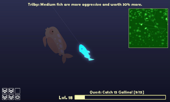 Игра Cat Goes Fishing, скриншот