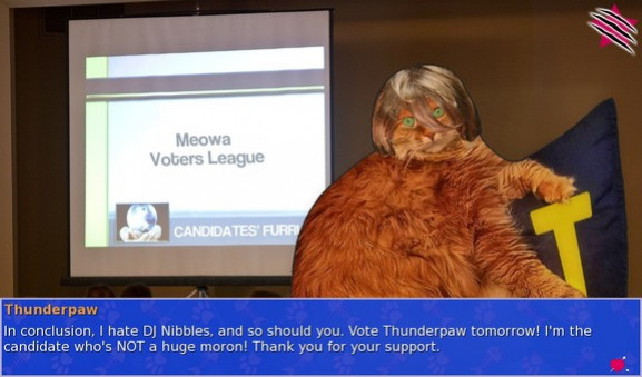 Игра Cat President ~A More Purrfect Union~, скриншот