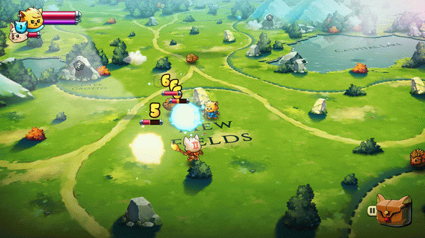 Игра Cat Quest II, скриншот