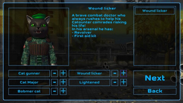 Игра Cat's Wars, скриншот