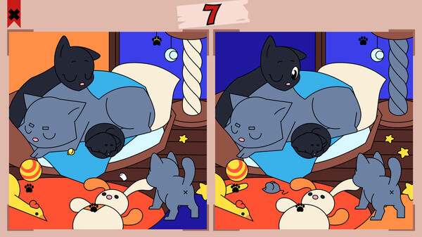 Игра Cats Contrast, скриншот