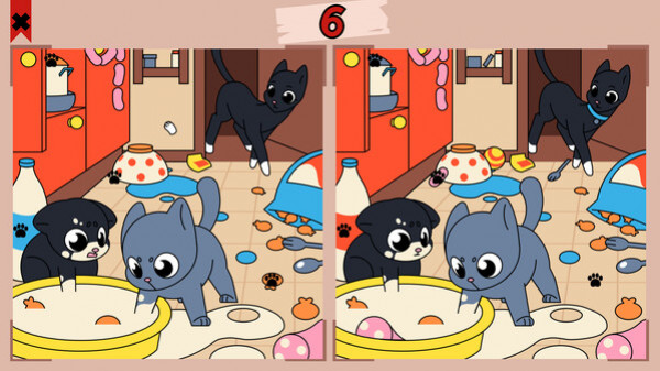 Игра Cats Contrast, скриншот