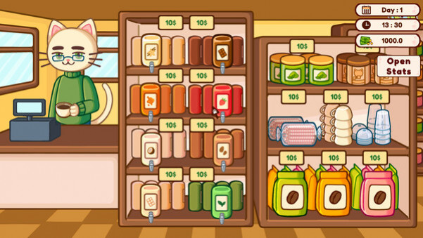 Игра Cats & Cups, скриншот