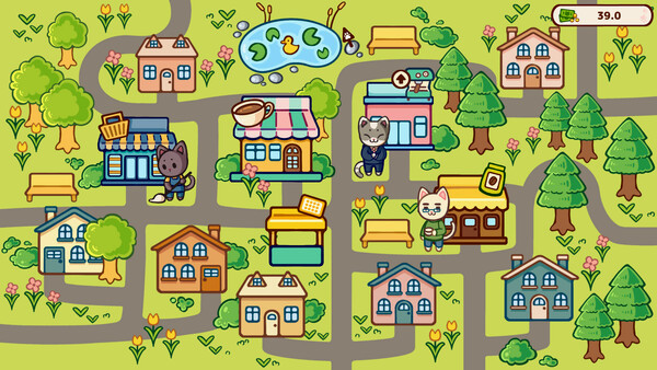 Игра Cats & Cups, скриншот