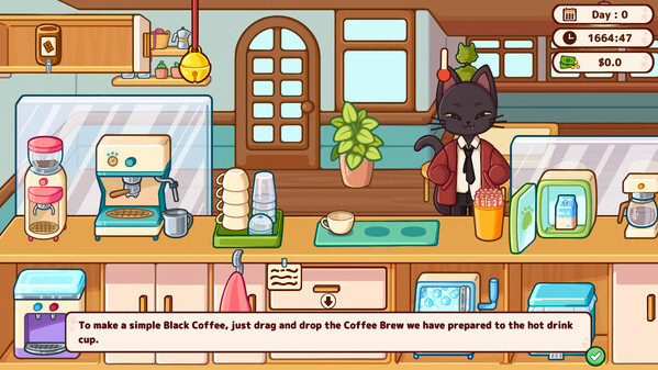 Игра Cats & Cups, скриншот