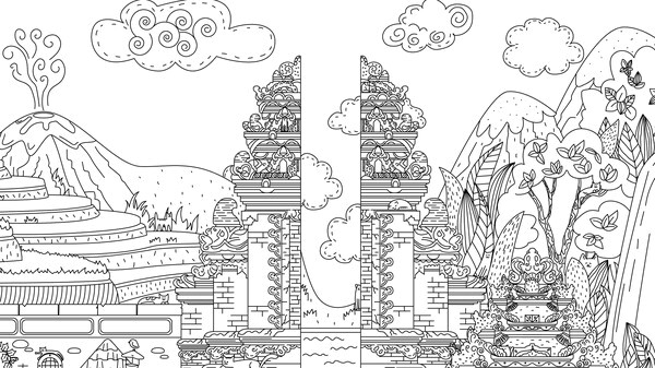 Игра Cats Hidden in Bali, скриншот