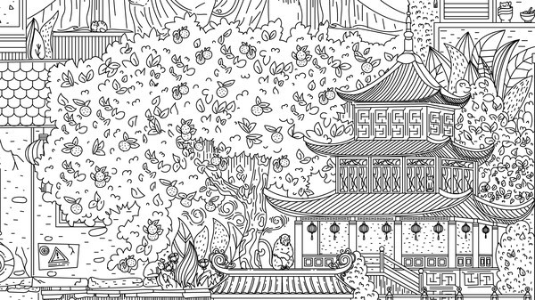 Игра Cats Hidden in China, скриншот