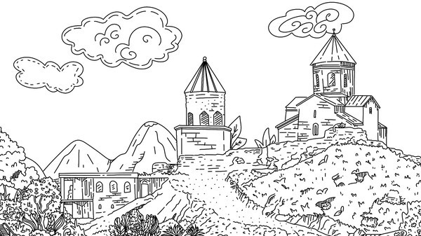 Игра Cats Hidden in Georgia, скриншот