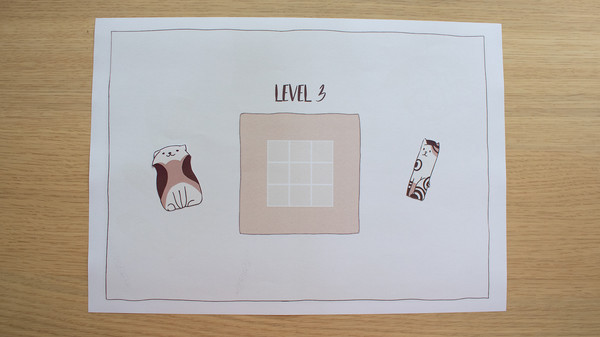 Игра Cats Organized Neatly - Paper Edition, скриншот