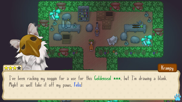 Игра Cattails: Wildwood Story, скриншот
