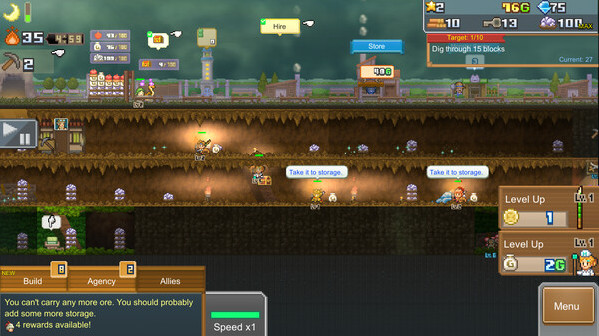 Игра Cavern Adventurers, скриншот