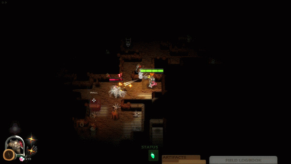 Игра Cavern, скриншот