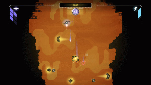 Игра Caverns of Mars: Recharged, скриншот