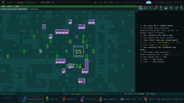 Игра Caves of Qud, скриншот