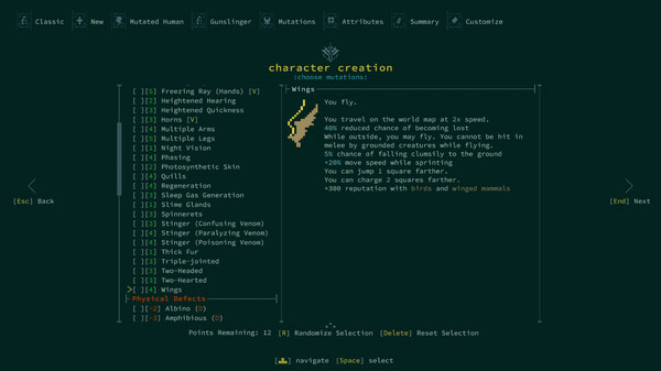 Игра Caves of Qud, скриншот