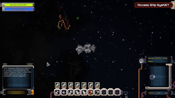 Игра Celestial Drift, скриншот