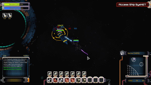 Игра Celestial Drift, скриншот