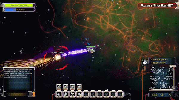 Игра Celestial Drift, скриншот