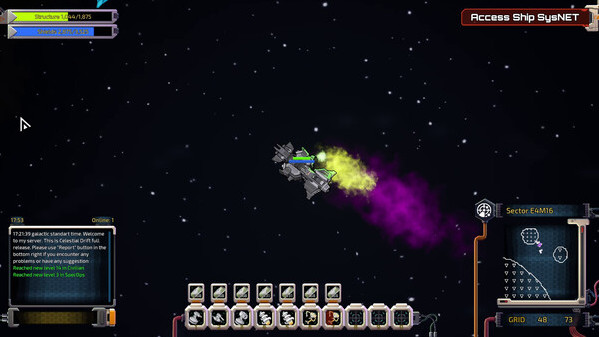 Игра Celestial Drift, скриншот